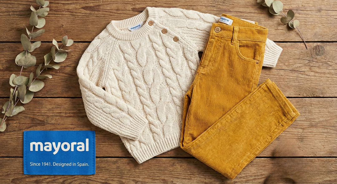 Mayoral bērnu džemperis un bikses outlet veikalā Rīgā