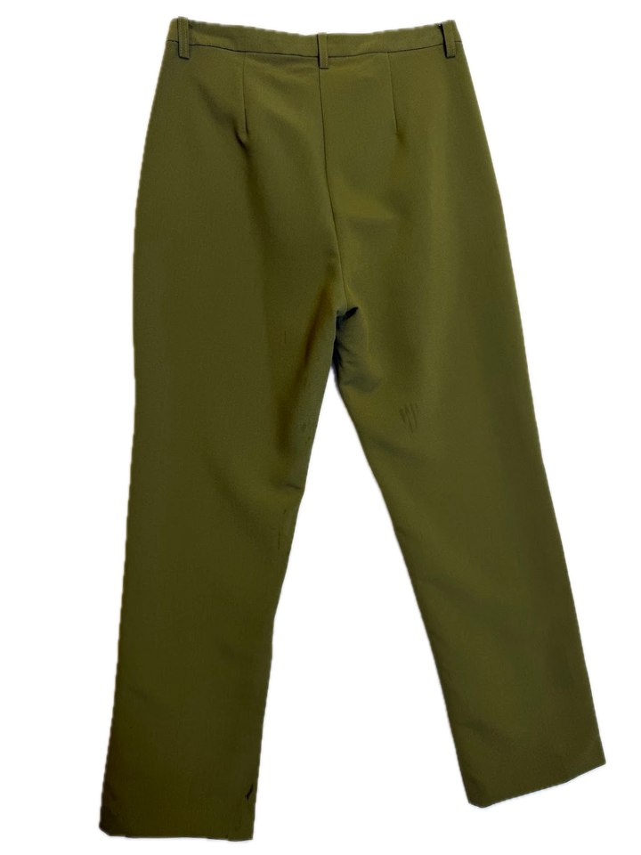 Olive Green Tailored Trousers