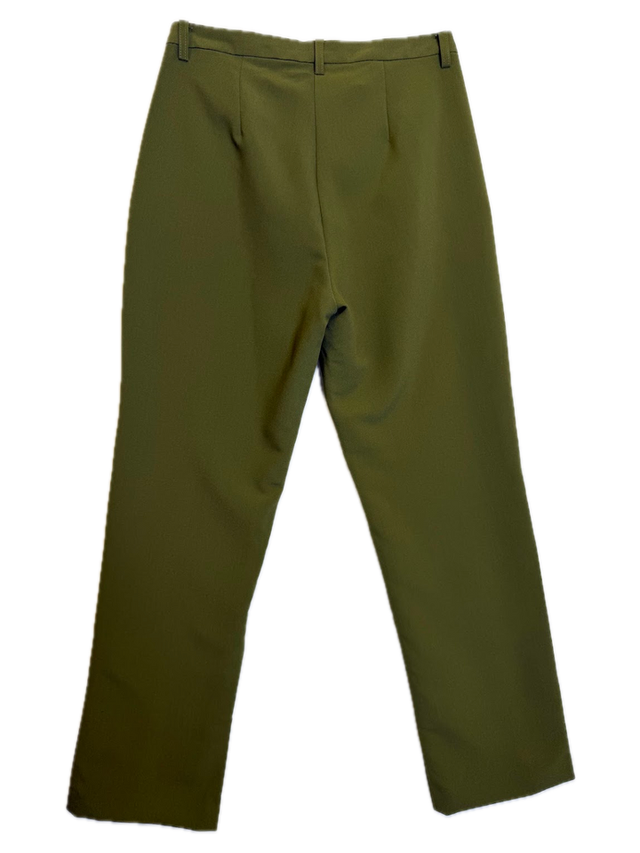 Olive Green Tailored Trousers