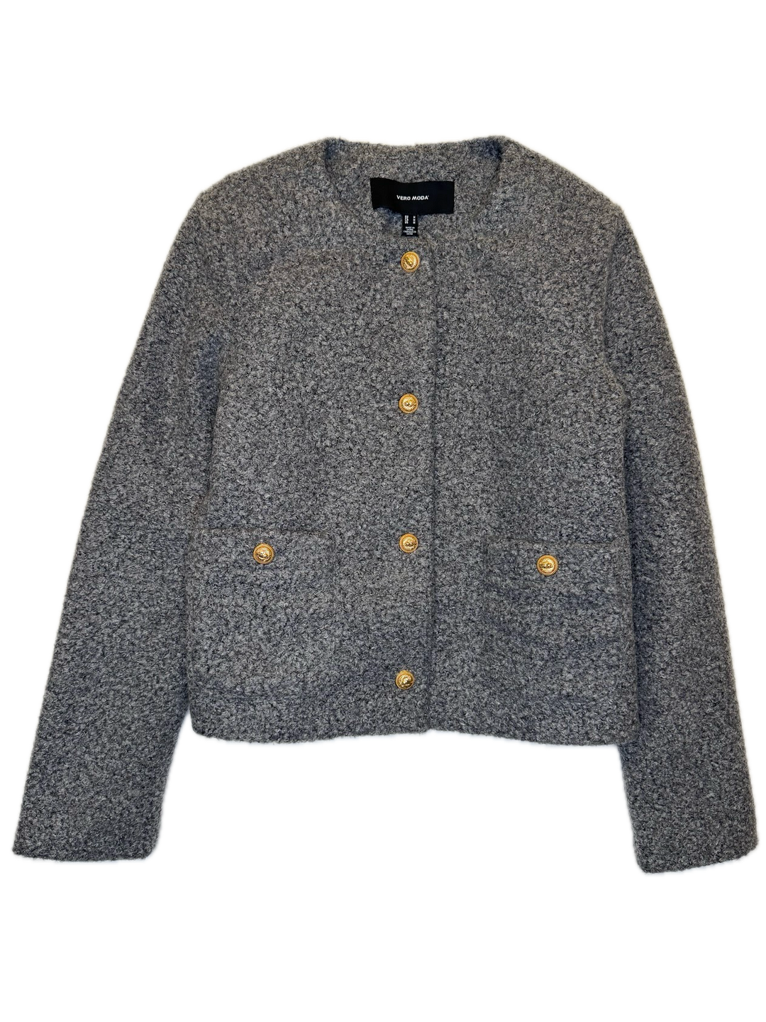 Women's Dark Grey Melange Jacket