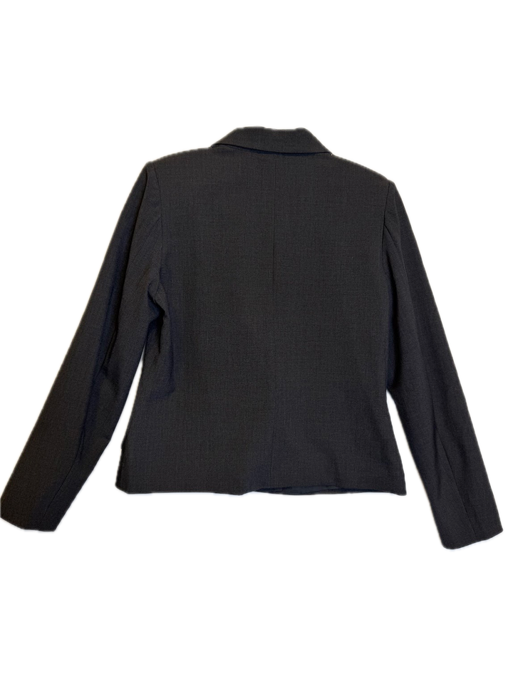 Charcoal Tailored 4-Button Blazer