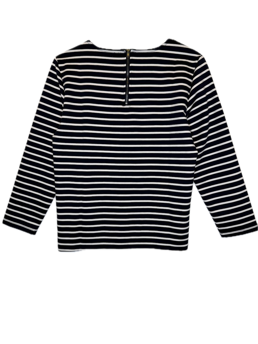 Navy & White Breton Stripe Top