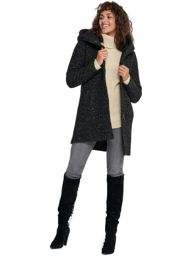 Women's ONLY Black/Melange Coat