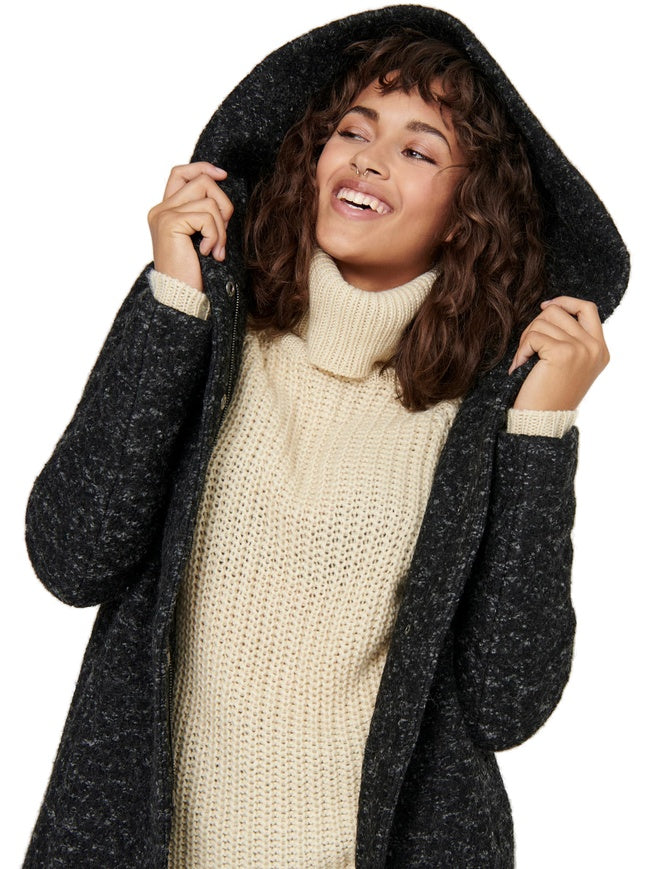 Women's ONLY Black/Melange Coat