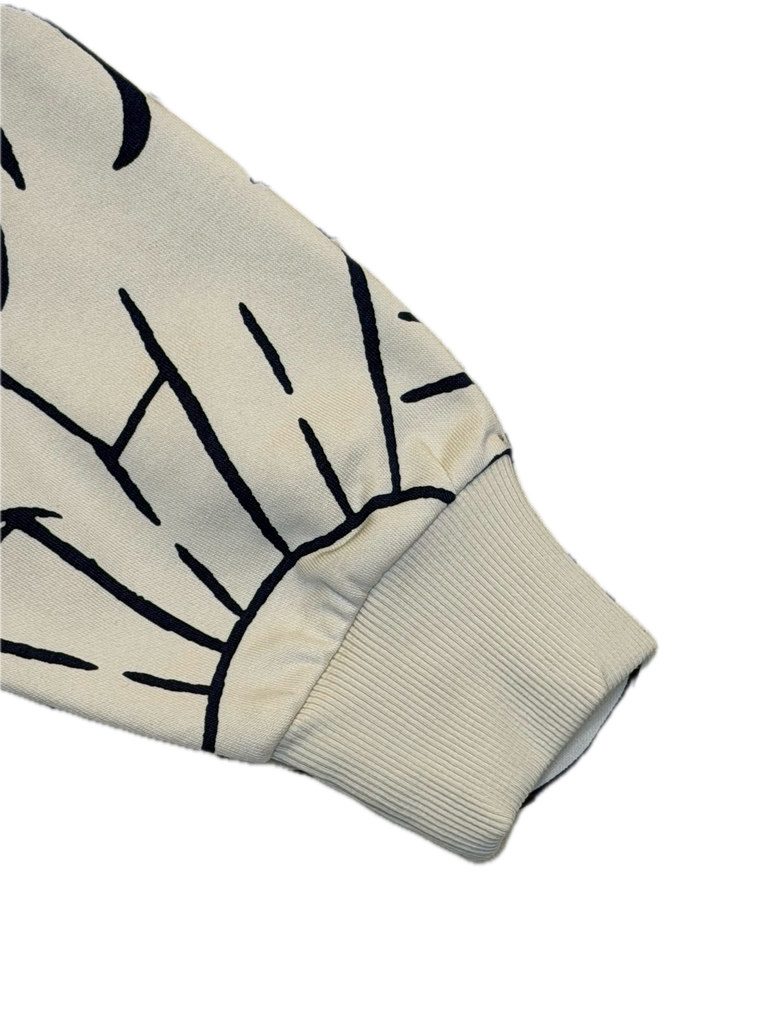 Beige Graphic Sweatshirt