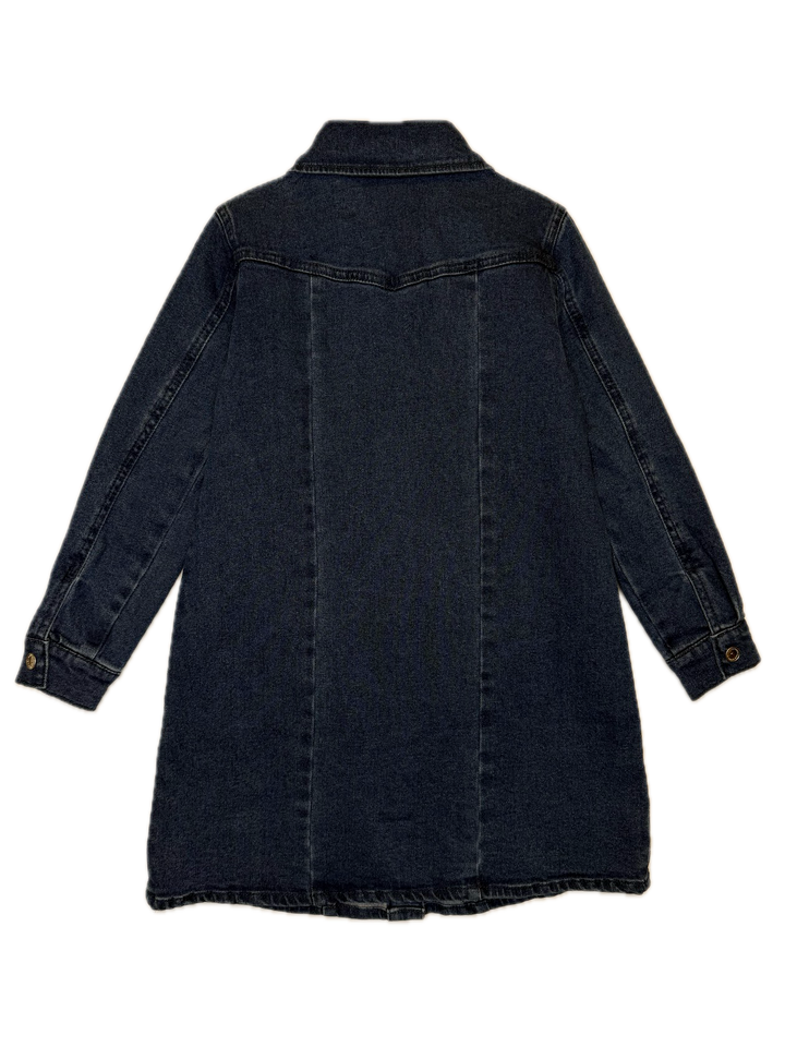 Blue Distressed Denim dress