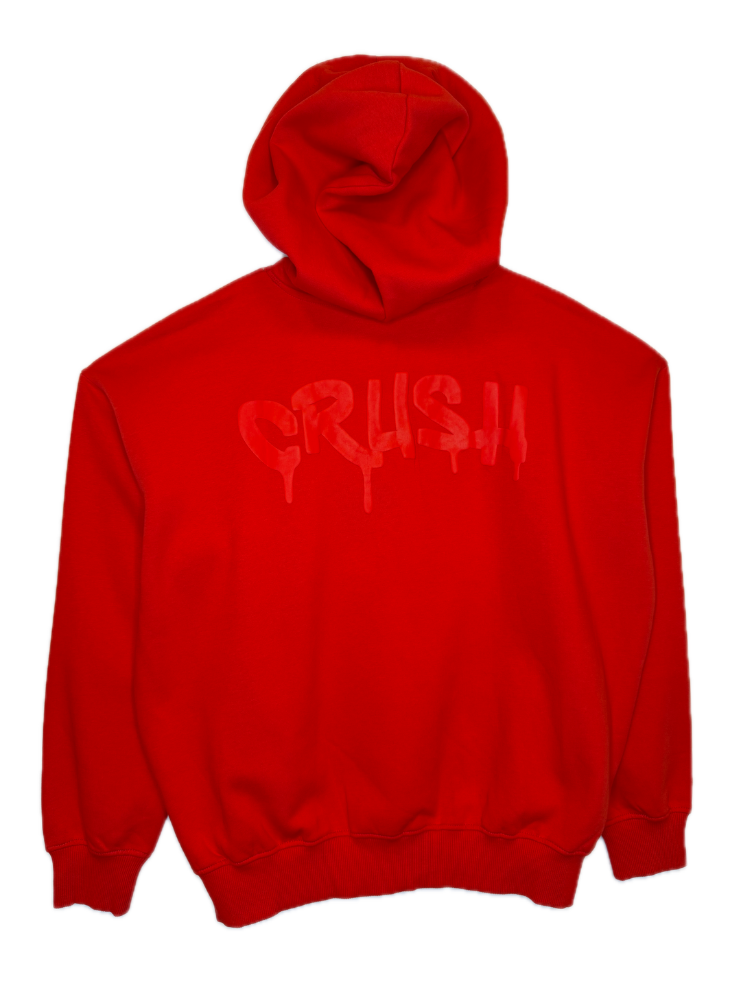 Red Graphic Hoodie with Front Print