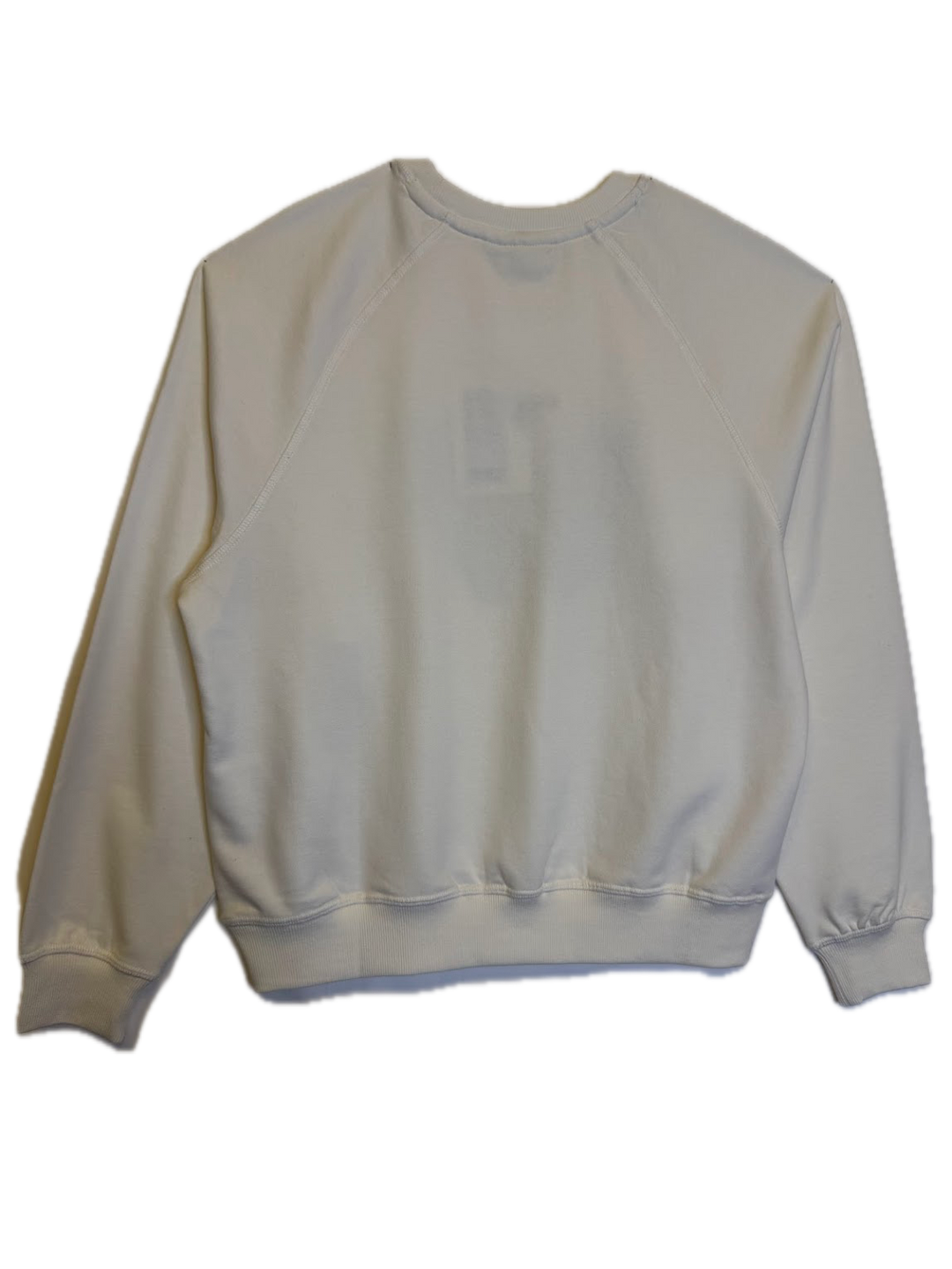 White "Très Chic" Glitter Bow Sweatshirt