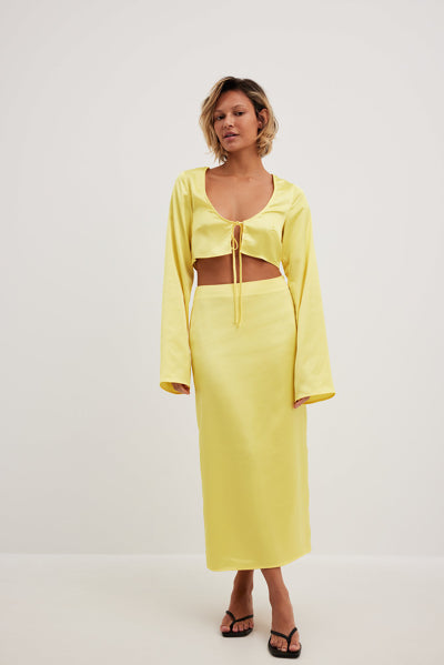 Women Skirt - Yellow