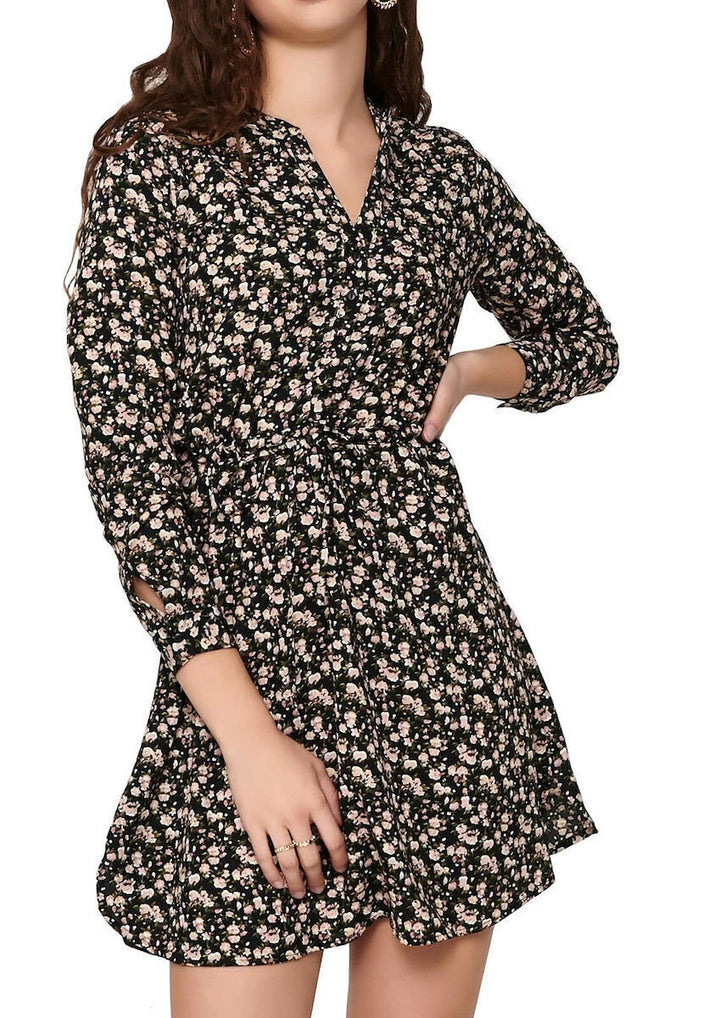 Women Mini Dress - Black