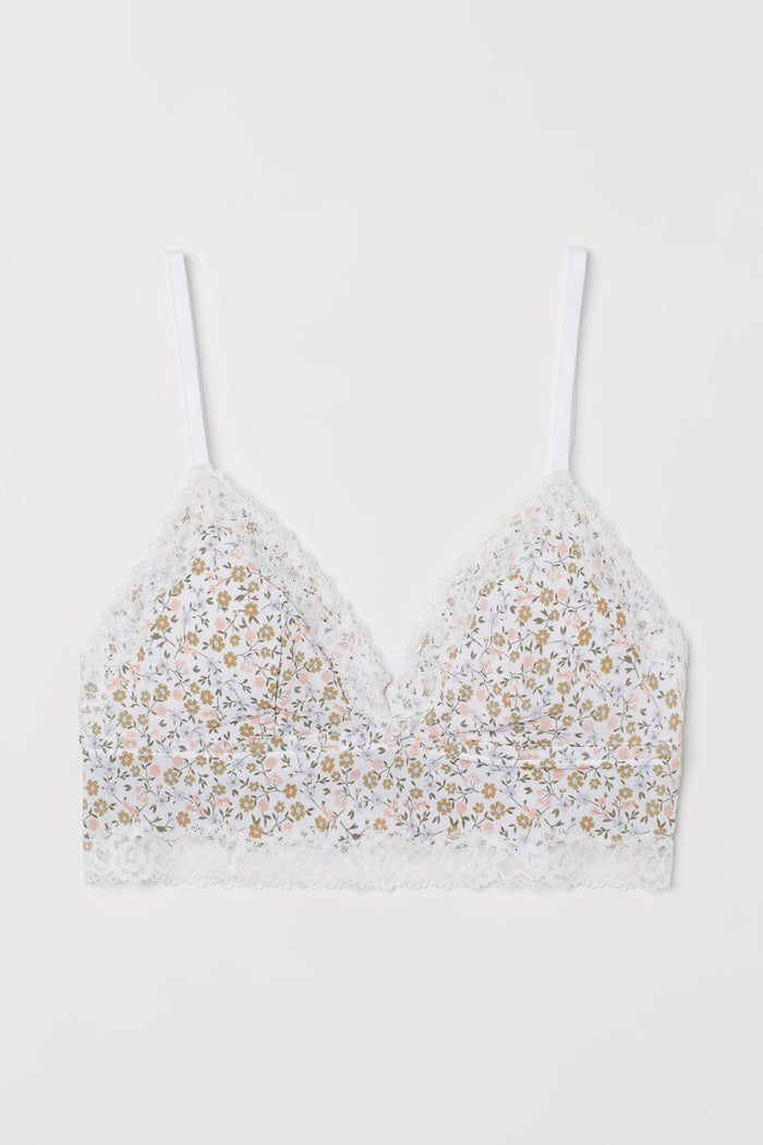 Women Bralette - White