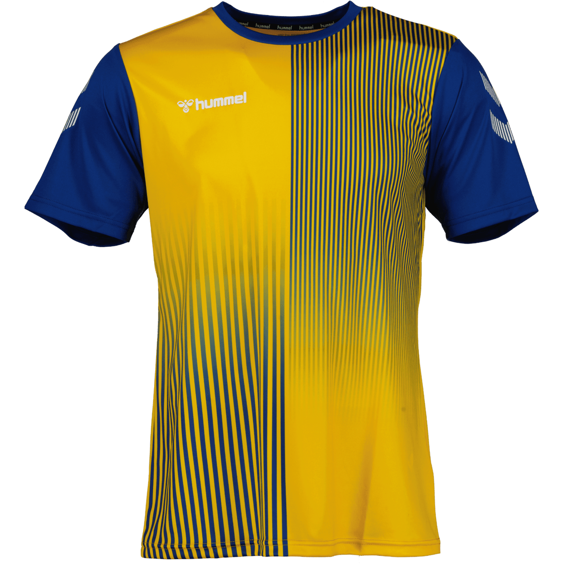 Mens Athletic Shirts - Yellow/Blue