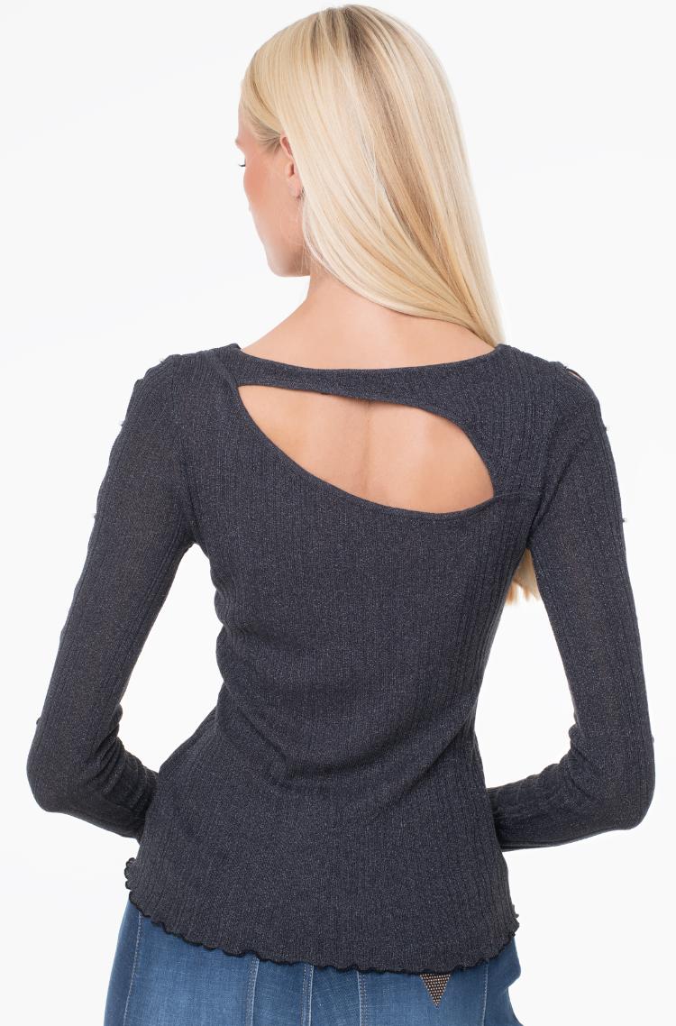 Shimmer Black Long Sleeve Shirt