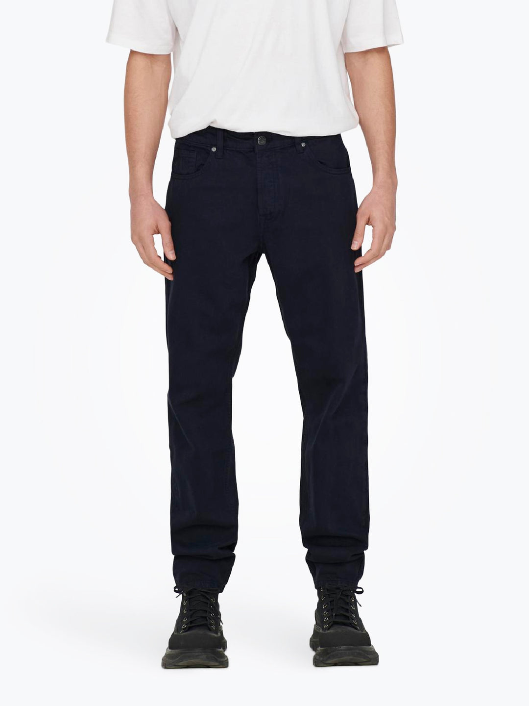 Men’s Savi Wide Jeans - Navy Blue