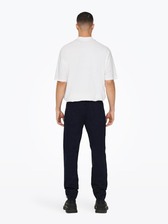 Men’s Savi Wide Jeans - Navy Blue