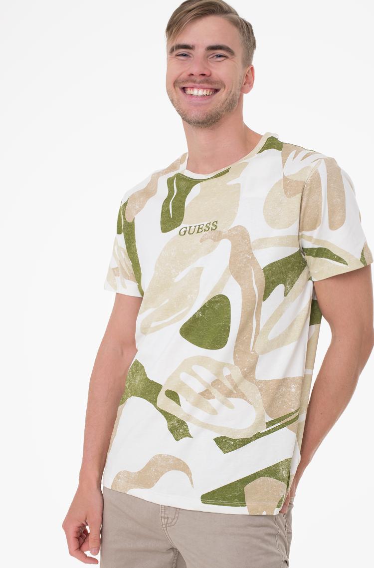 Daudzkrāsains T-krekls ar logotipu