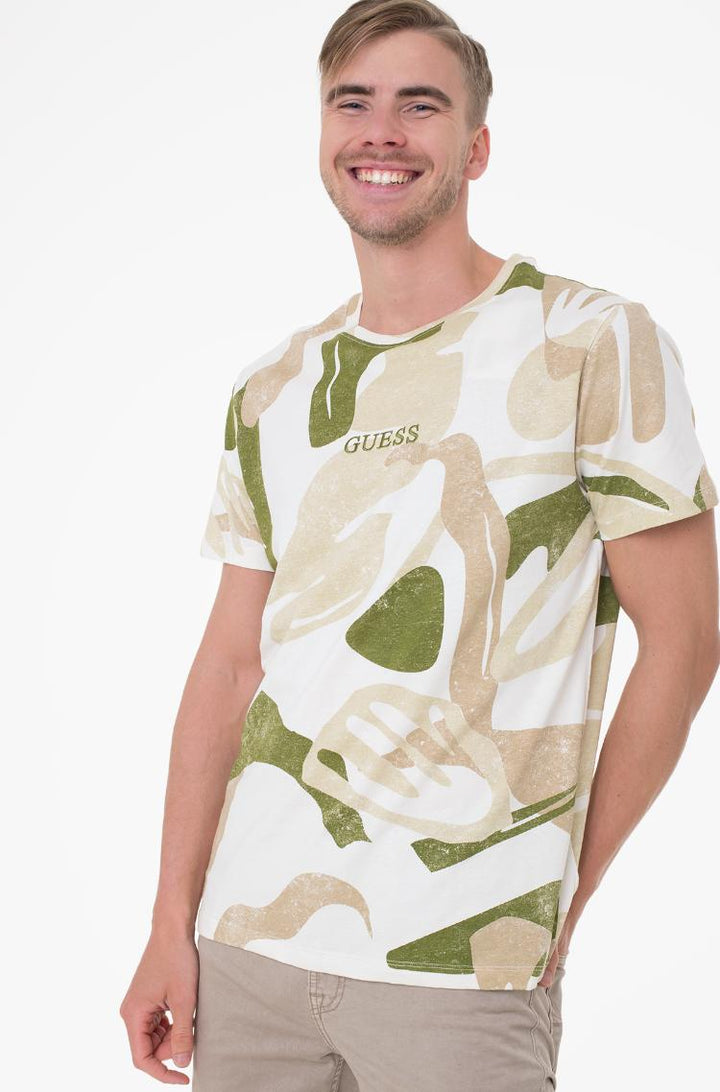 Daudzkrāsains T-krekls ar logotipu