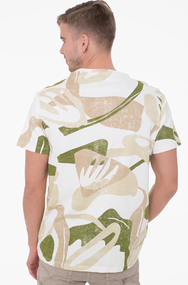 Daudzkrāsains T-krekls ar logotipu