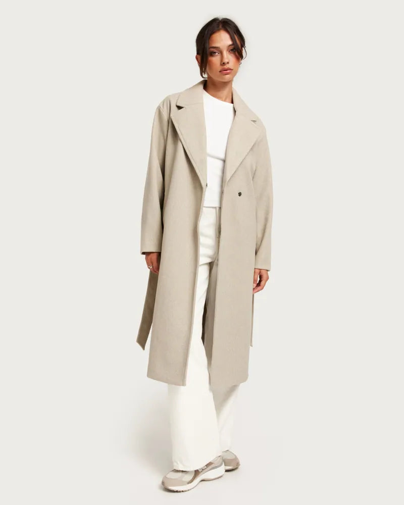 Women Coat - Beige
