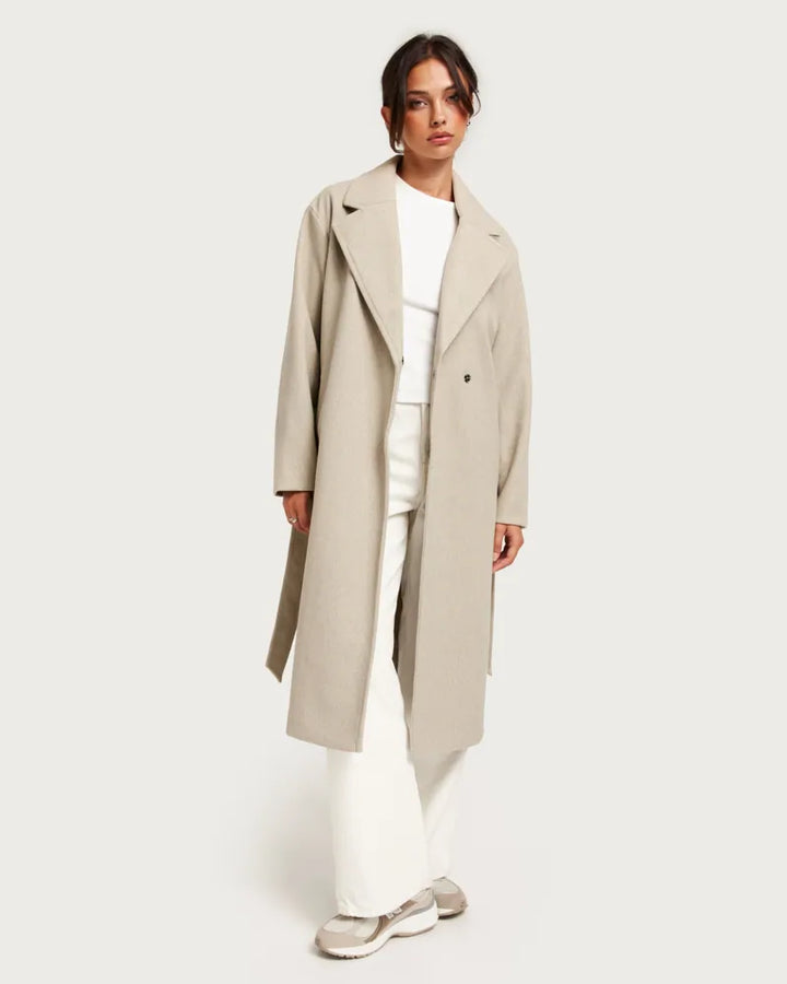 Women Coat - Beige