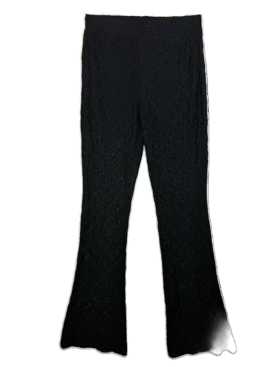Black Lace Flare Pants