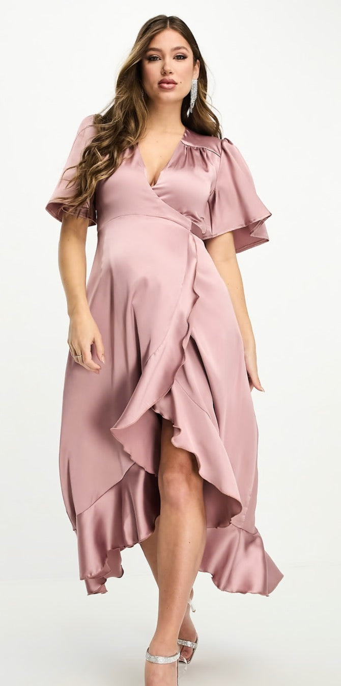 Pink Midi Dress
