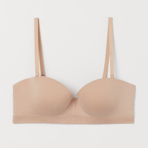 Push-up krūšturis, bēšs