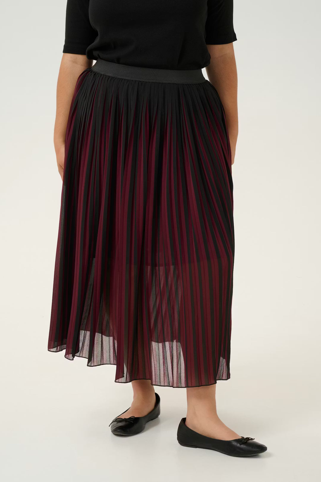 Women Skirt - Dark Red