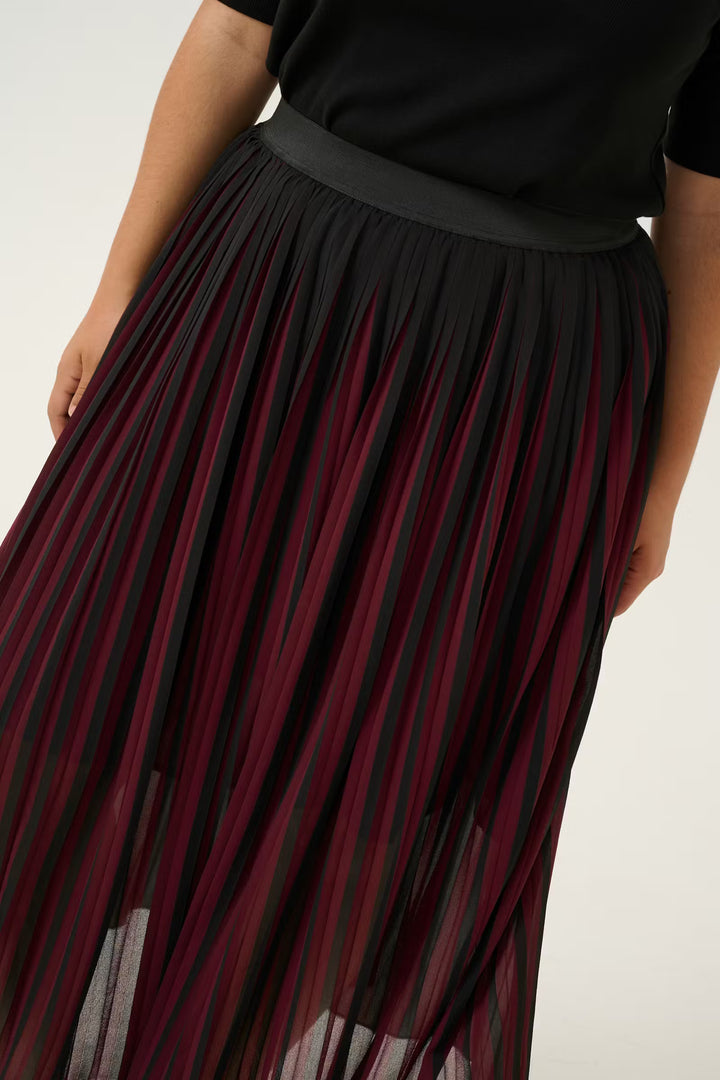 Women Skirt - Dark Red