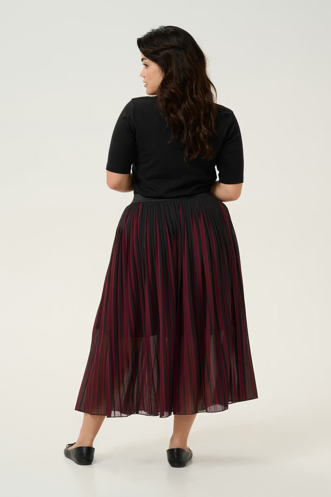 Women Skirt - Dark Red