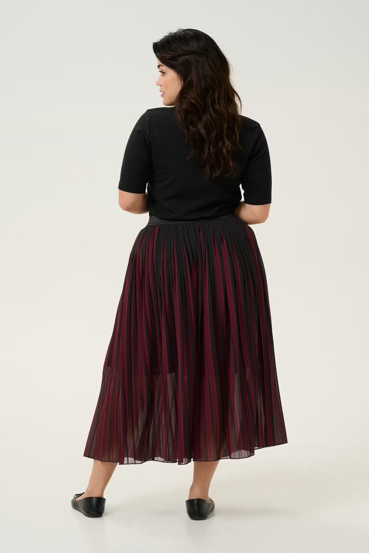 Women Skirt - Dark Red