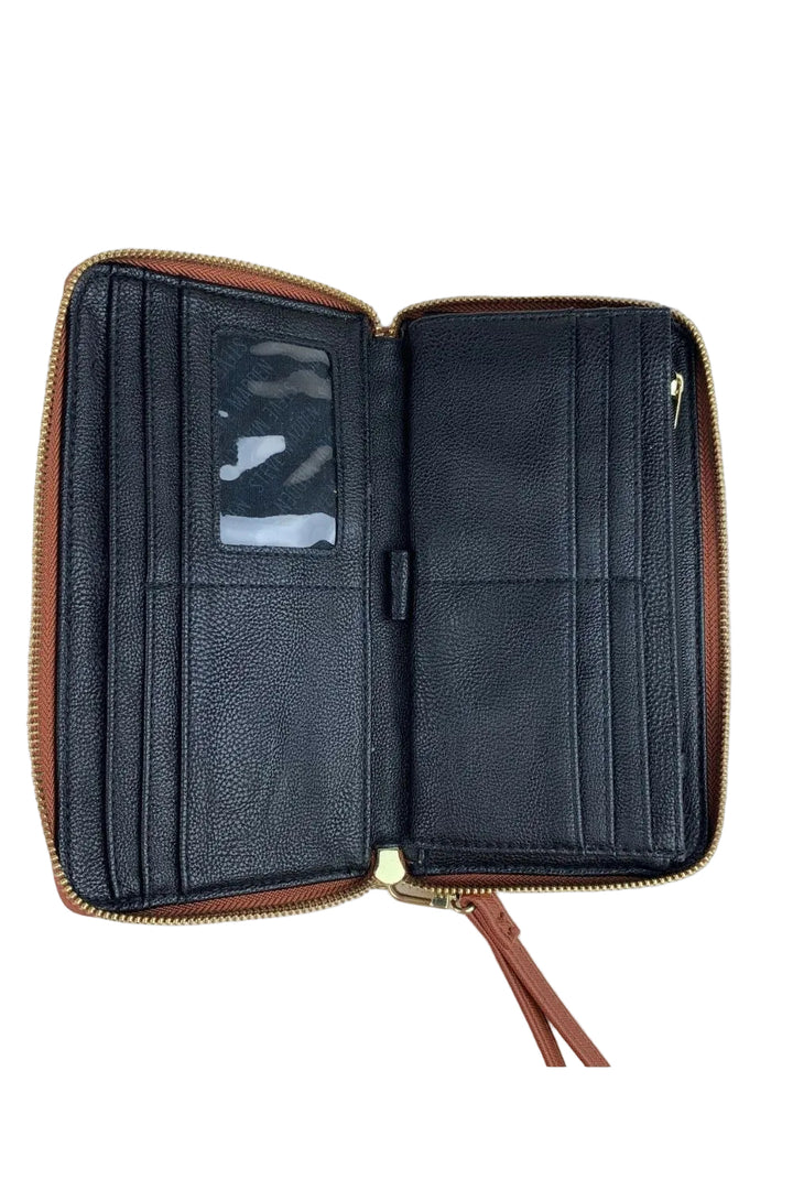 Stevemadden cognac wallet
