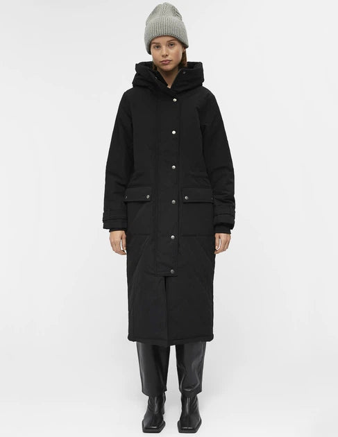 Women's Object Black Coat