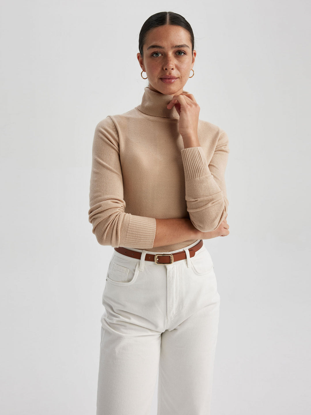 Women Sweater - Beige