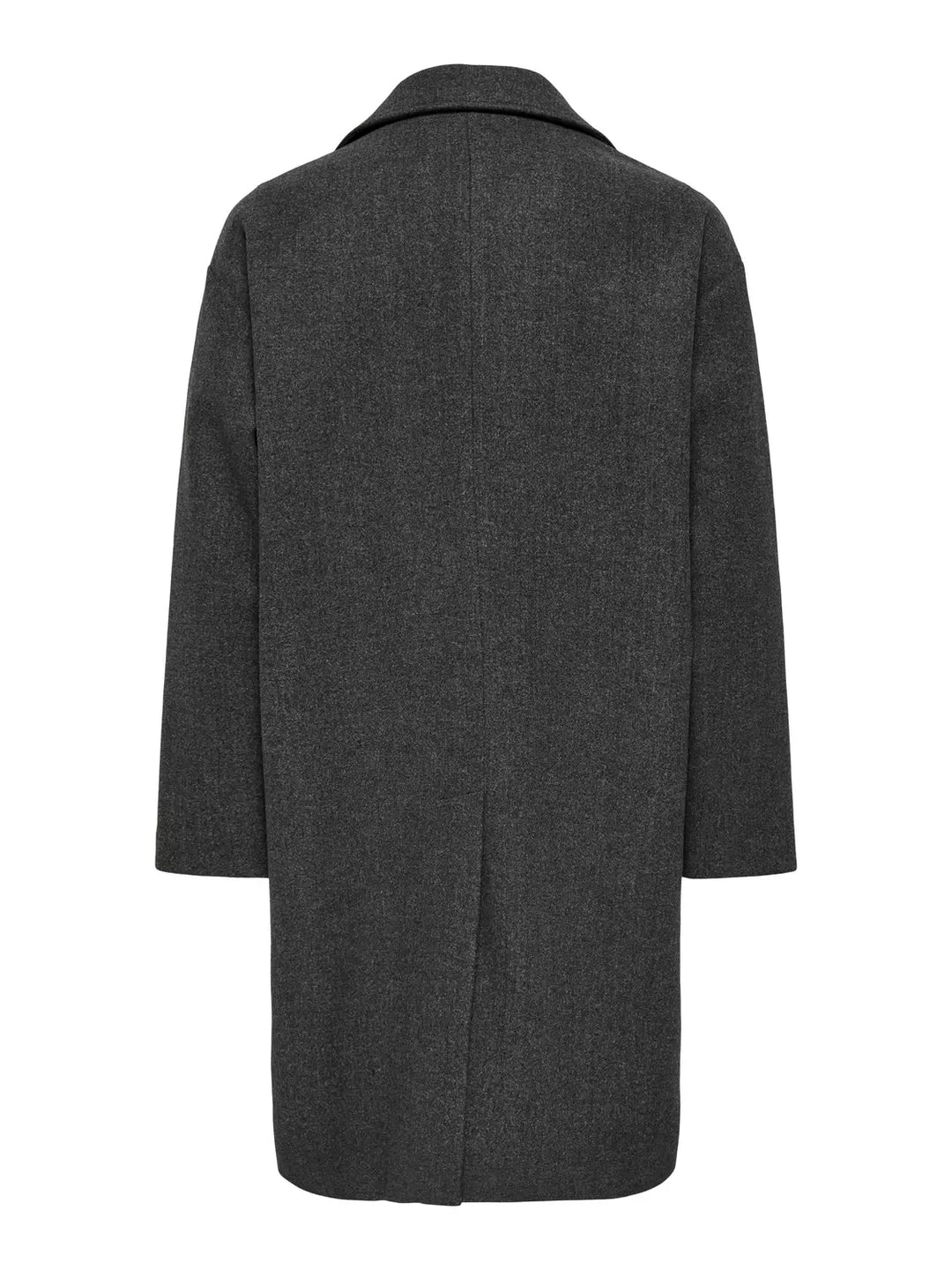 Tumši pelēks vīriešu klasisks mētelis