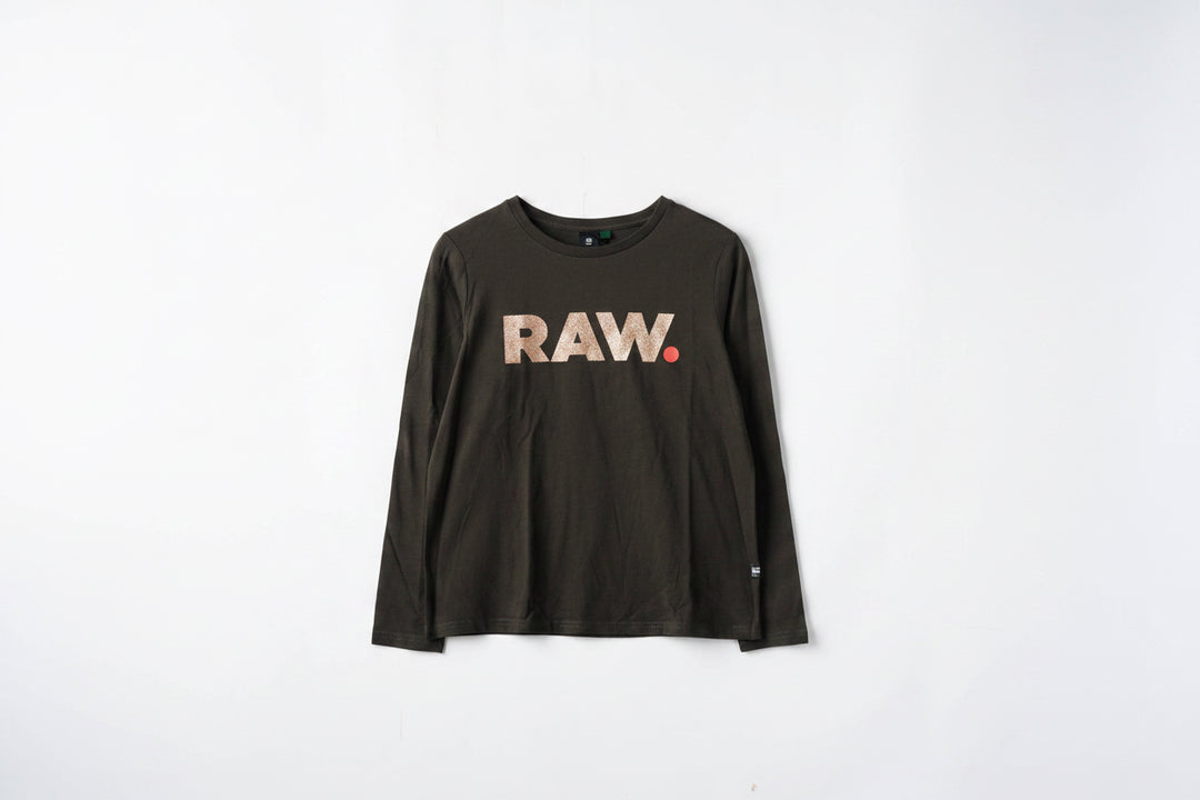 Girls Shirt - Khaki / Gold