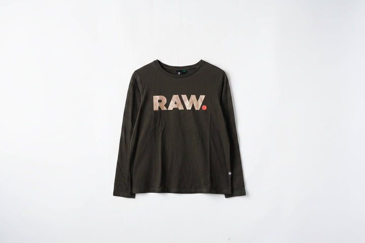 Girls Shirt - Khaki / Gold