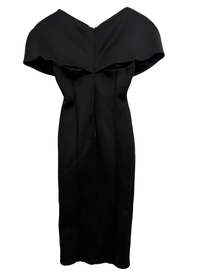 Melna midi kleita