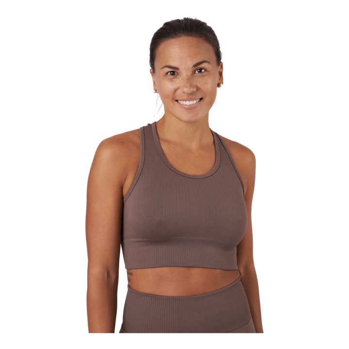Womens Crop Top - Brown