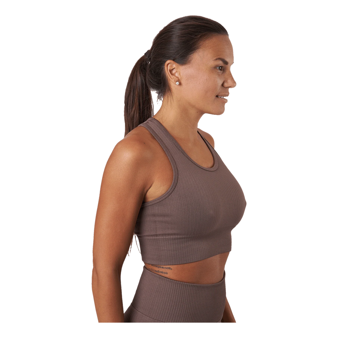 Womens Crop Top - Brown