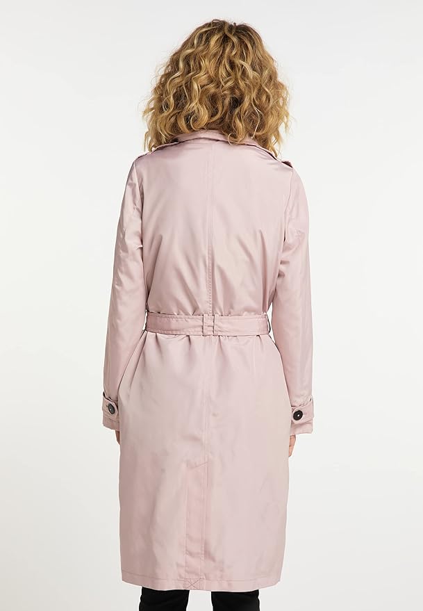 Womens Trench Coat - Pink