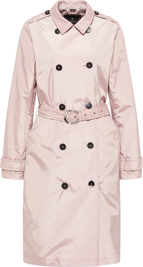 Womens Trench Coat - Pink