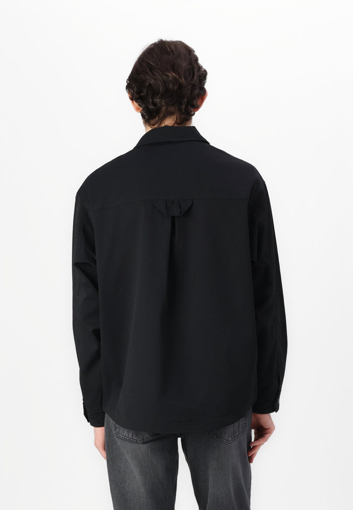 Melna vīriešu ikdienas jaka