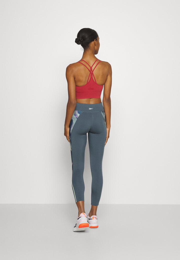 Womens Leggings - Green/Pink
