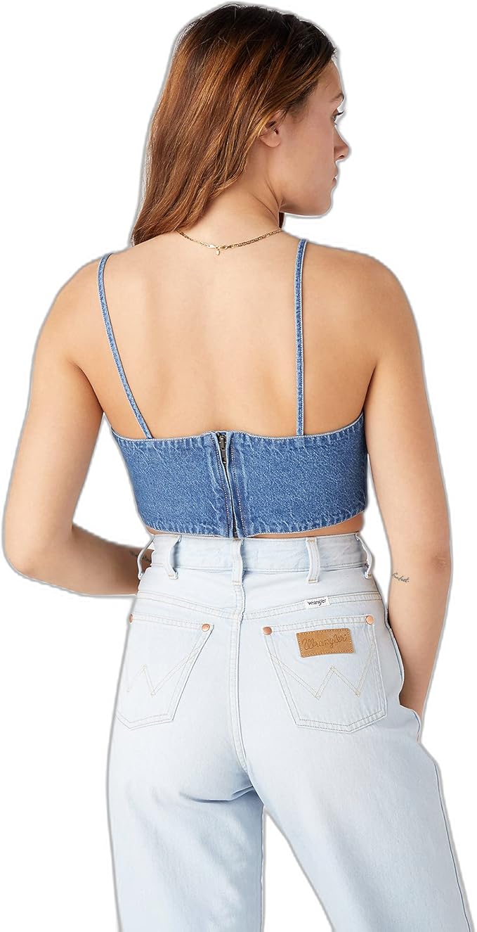 Womens Crop Top - Blue