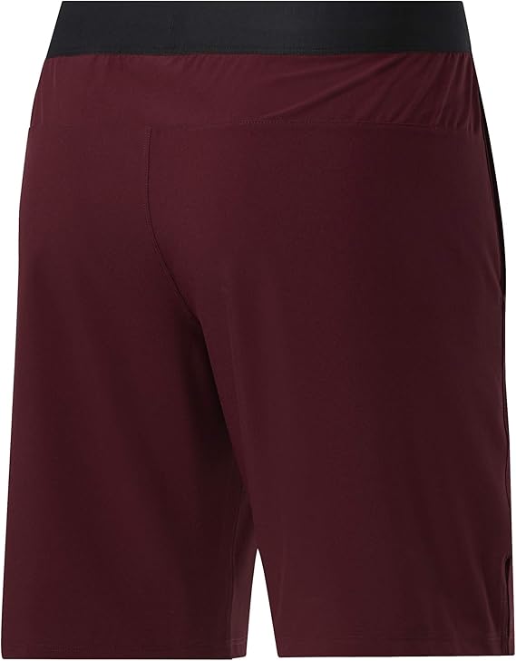 Mens Athletic Shorts - Burgundy