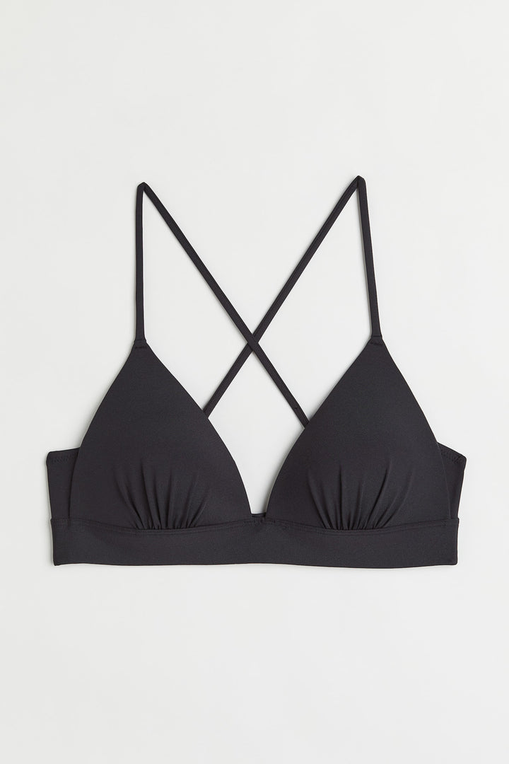 Push-Up Bikini Top, Black