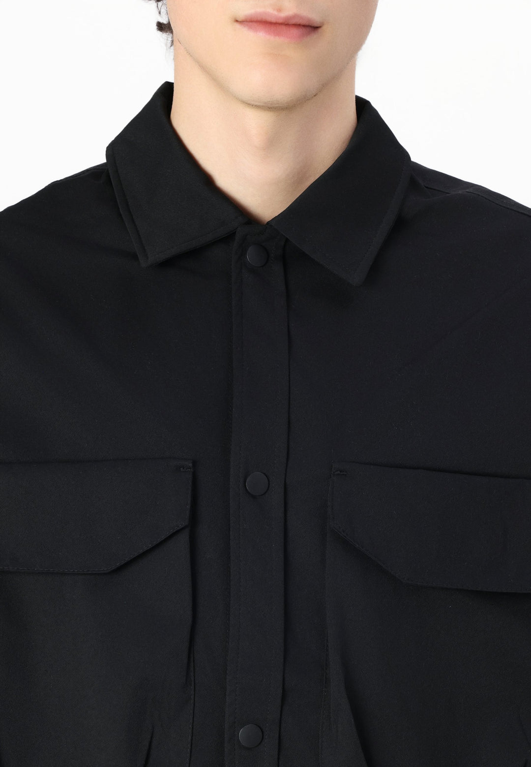 Melna vīriešu ikdienas jaka