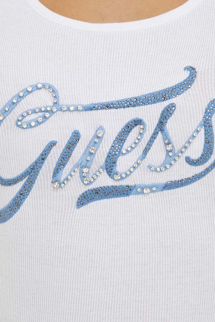 Pure White Logo Tank