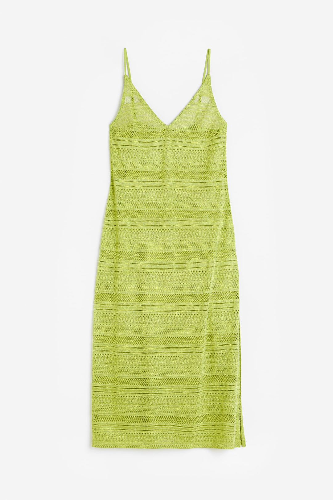 Ruched Beach Dress, Green